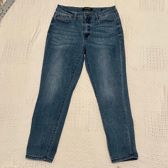 Judy Blue Los Angeles 11 30 relaxed fit speckled stretch jean J1 2582 - Picture 9 of 13